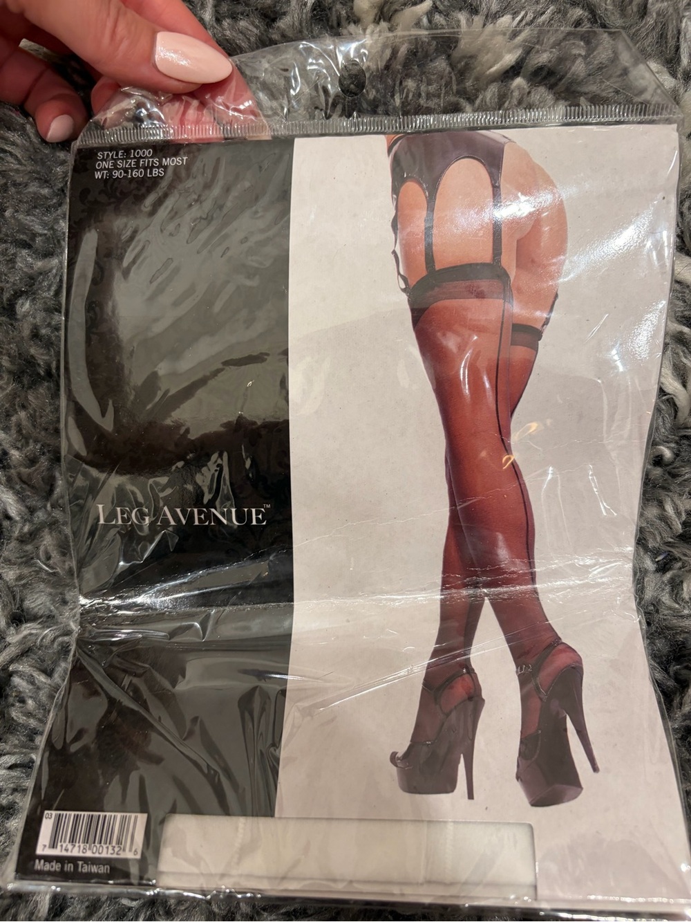 Leg Avenue Red Sheer Thigh-High Stockings